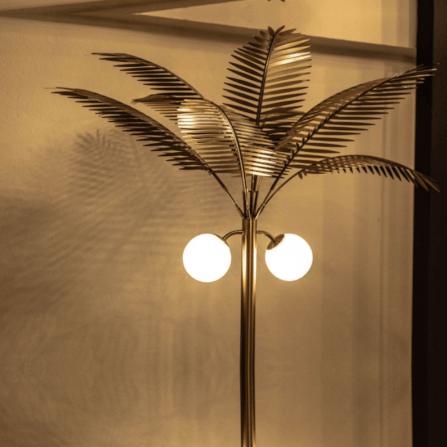 โคมไฟตั้งพื้น DEEPWOOD รุ่น GOLDEN PALM TREE สีทอง 2 หัว_4
